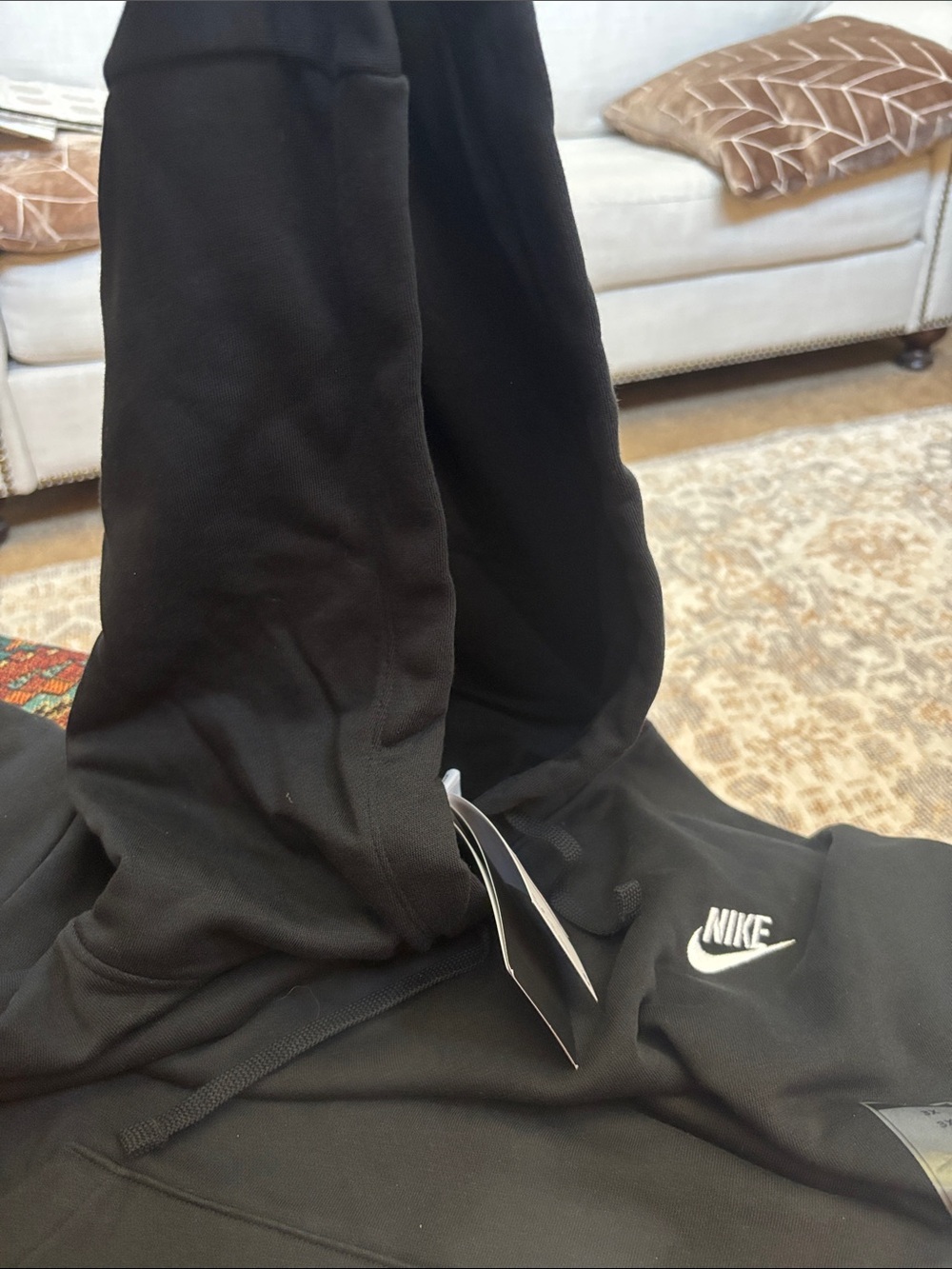 Nike Sportswear Club Fleece Women’s Pullover Hoodie Black 3X NWT Plus Size - Picture 5 of 6